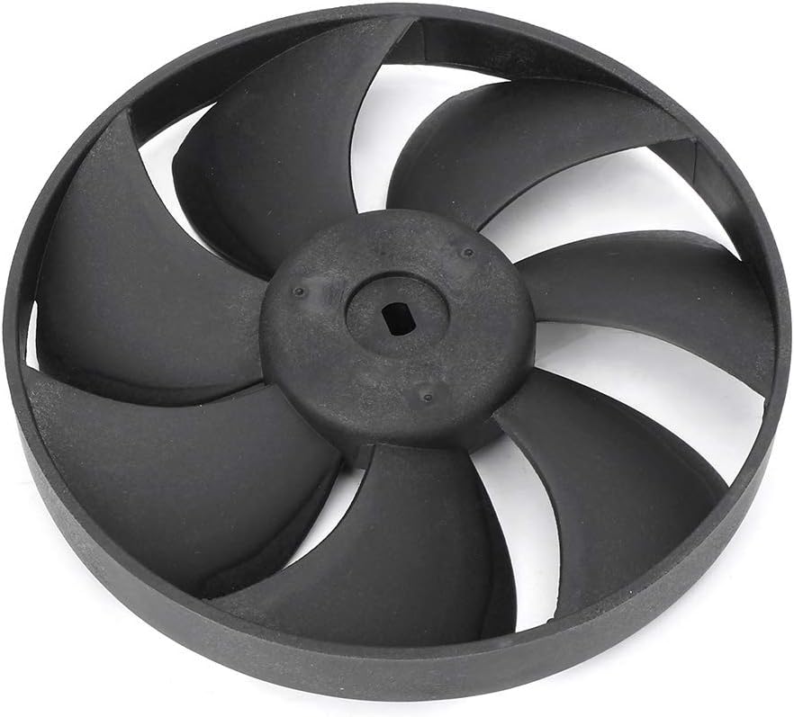 Motorcycle Engine Radiator Cooling Fan Blade Assembly Kit Compatible for Yamaha YZF R6 2006 2007 2008 2009 2010 2011 2012 2013 2014 2015 2016 Black