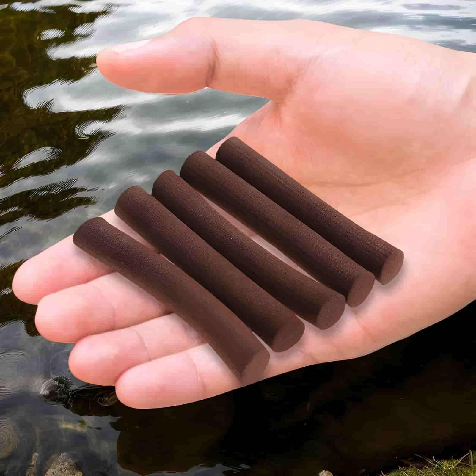 Bastone Galleggiante Da In Schiuma EVA – 5x Materiale Cilindrico Per Impianto Di Galleggiamento, Cilindro In Schiuma Leggero Per Supporto Esca Per Amo Da, Accessorio Durevole Per Legare La