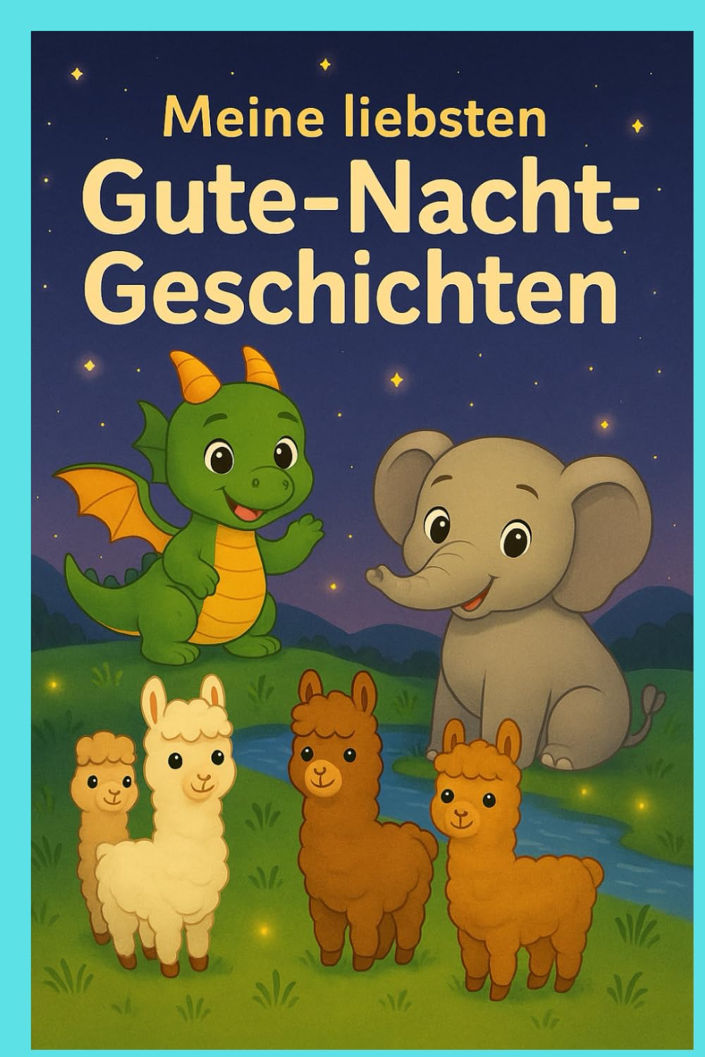 Meine Liebsten Gute Nacht Geschichten: Kinderbuch über Elefanten ,Alpackers, Drachen, kleine Abenteuer