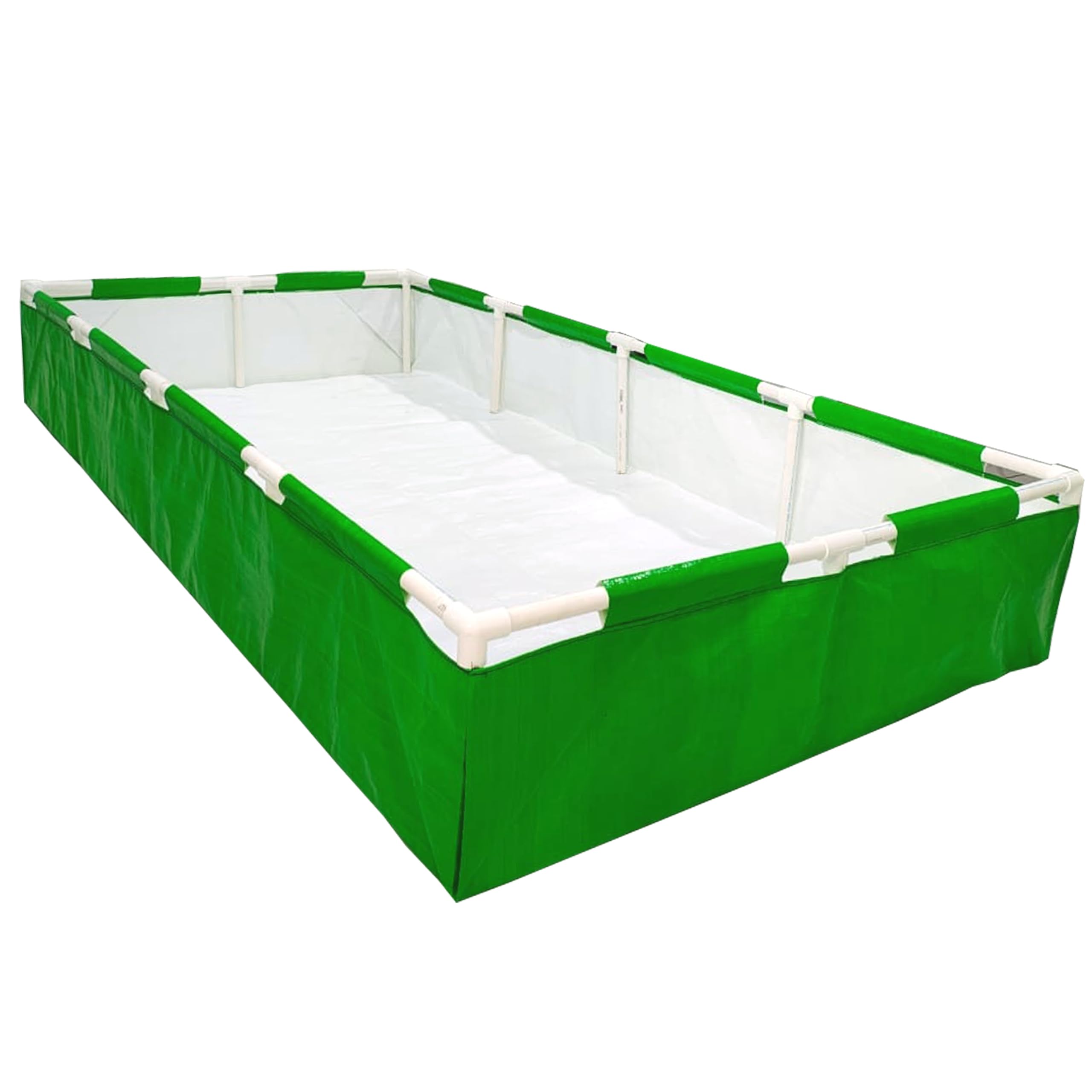 Gardeco HDPE 450 GSM UV Stabilized Bed for Azolla Cultivation/Aquaponic/Fish Farming/Terrace Gardening with PVC Pipe Support (8x4x1-Feet) Pack of 1 (B0D2Y41JKS) Amazon Price History, Amazon Price Tracker