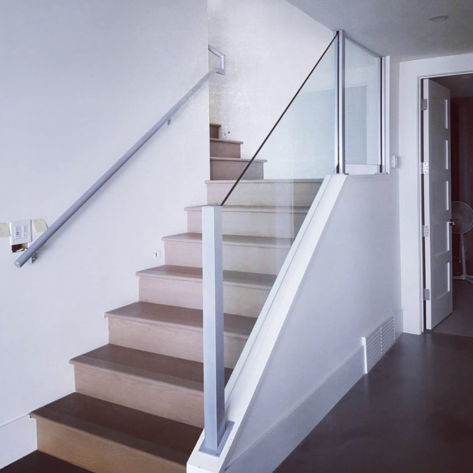 Ringhiera Vetro Scala Interne Esterni Arnto Paletto per Ringhiera per Pannelli in Vetro/Plastica/Legno 10/12 Mm Palo per Balaustra in Vetro in Acciaio Inossidabile per Balcone/Scala