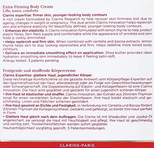 Clarins Extra Firming Body Cream for Unisex, 6.8 Ounce