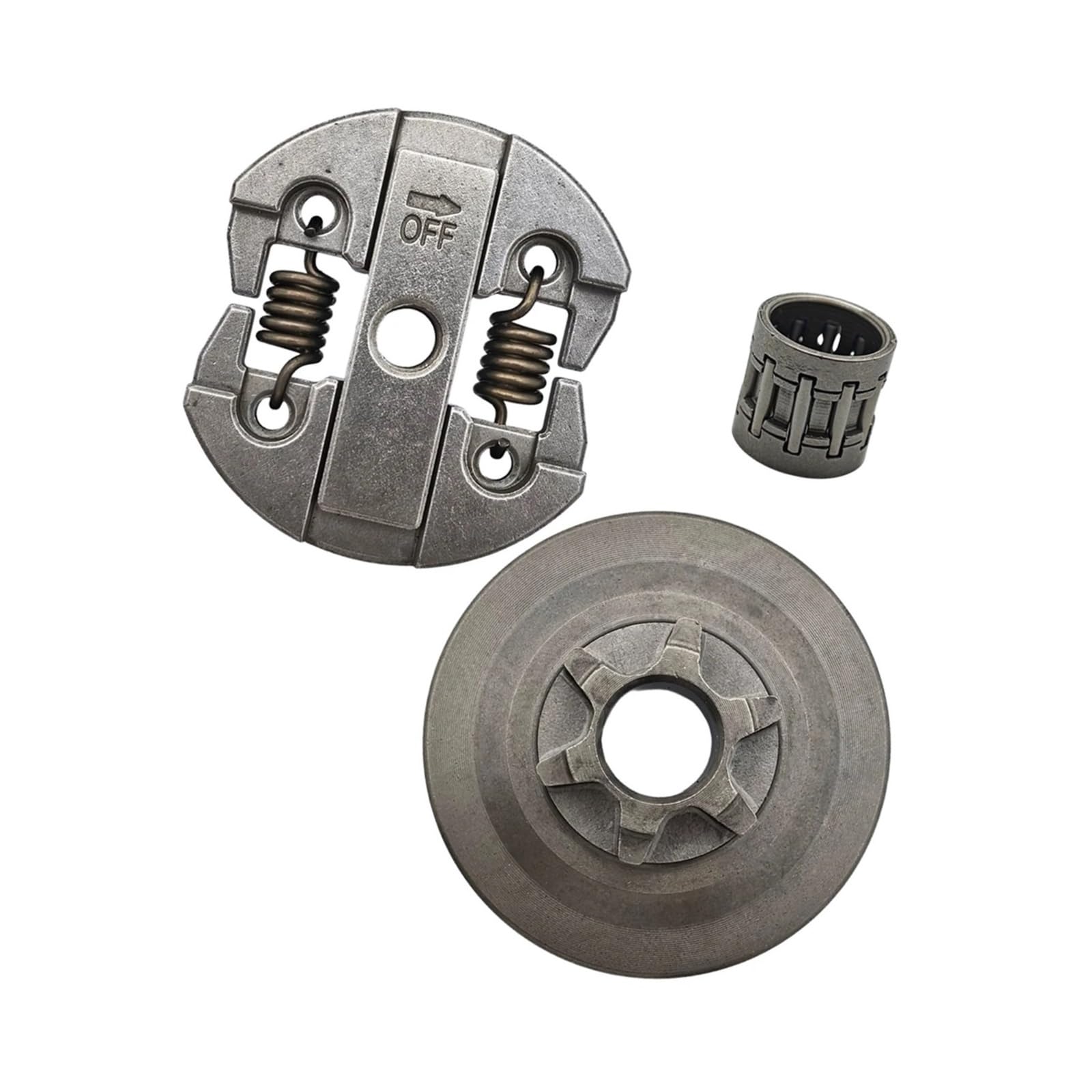 Pignon embrayage 3/8 6T avec roulement pour tronçonneuse 2500 25CC stable