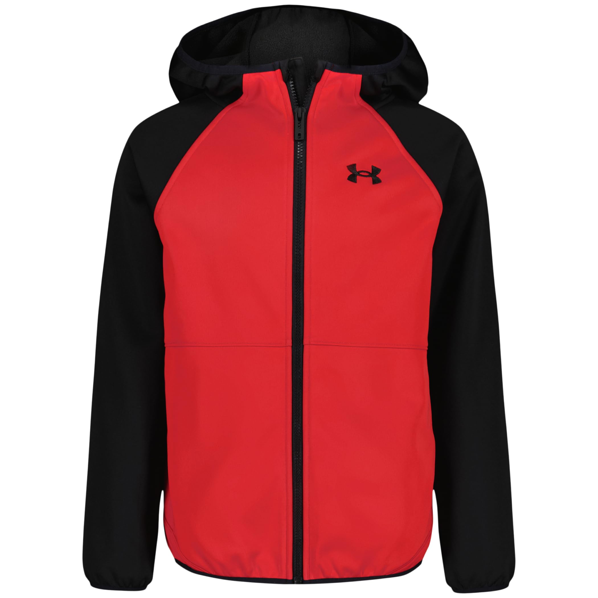 Under Armour Boys' Sim Softshell Hooded Jacket, Full Zipper Closure