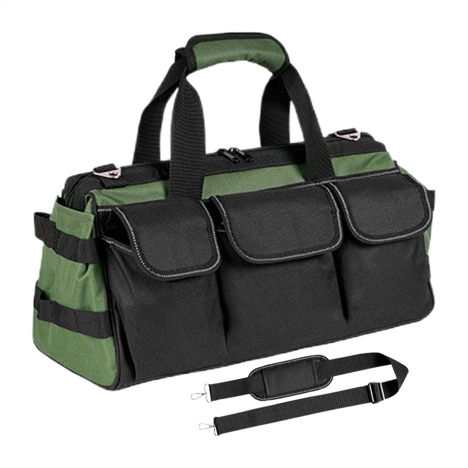 Bolsa de Herramientas Organizador De Tela Oxford Con 16 Bolsillos | Bolsa De Herramientas Con Asa Suave Y Gran Capacidad Para Mecánico Electricista Fontanero Carpintero Destornilladores Llaves