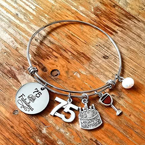 Image of Silver /14k Gold Plated Birthday Bracelet, Natural Healing Crystal Bracelet Gifts for Her Birthday for Daughter Granddaughter Friends Mom Grandma Sister