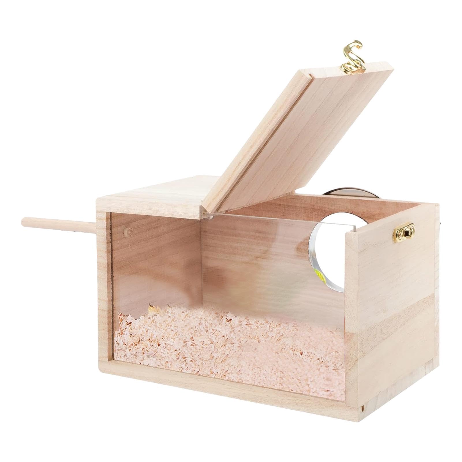 Amazon.co.jp: Parlayildiz オカメインコの巣箱、ケージ用インコ