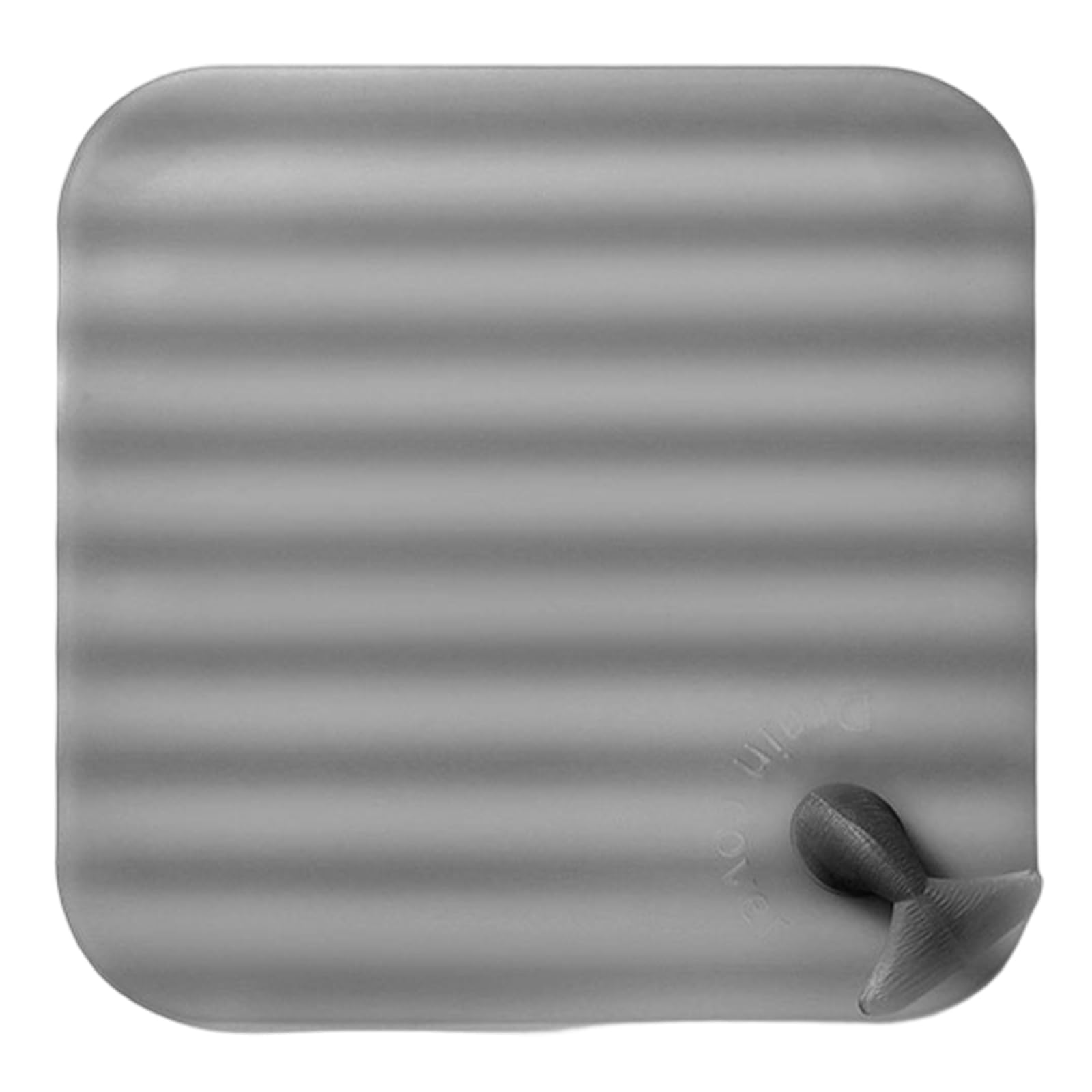 Jiingekk Grey Universals Toilet Floor Drain Cover Square Flexible Floor Deodorants Pad Basin Stopper Sealing Cap Enduring Silicone Cover