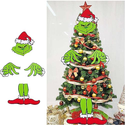 Christmas Topper & Decorations for Small Trees - Xmas Tree Ornaments