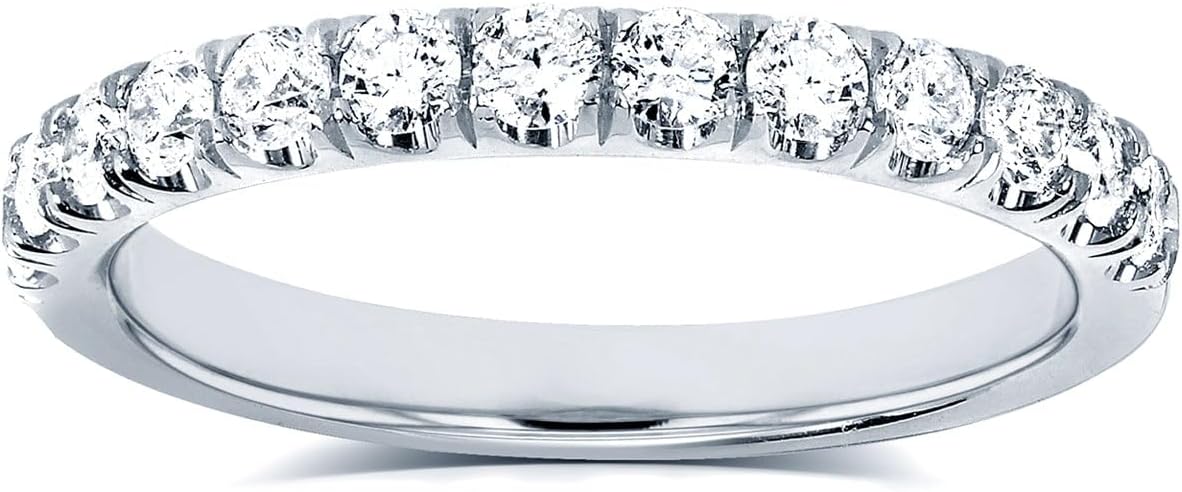 Kobelli Diamond Comfort Fit Flame French Pave Band 1/2 carat (ctw) in 14K Gold