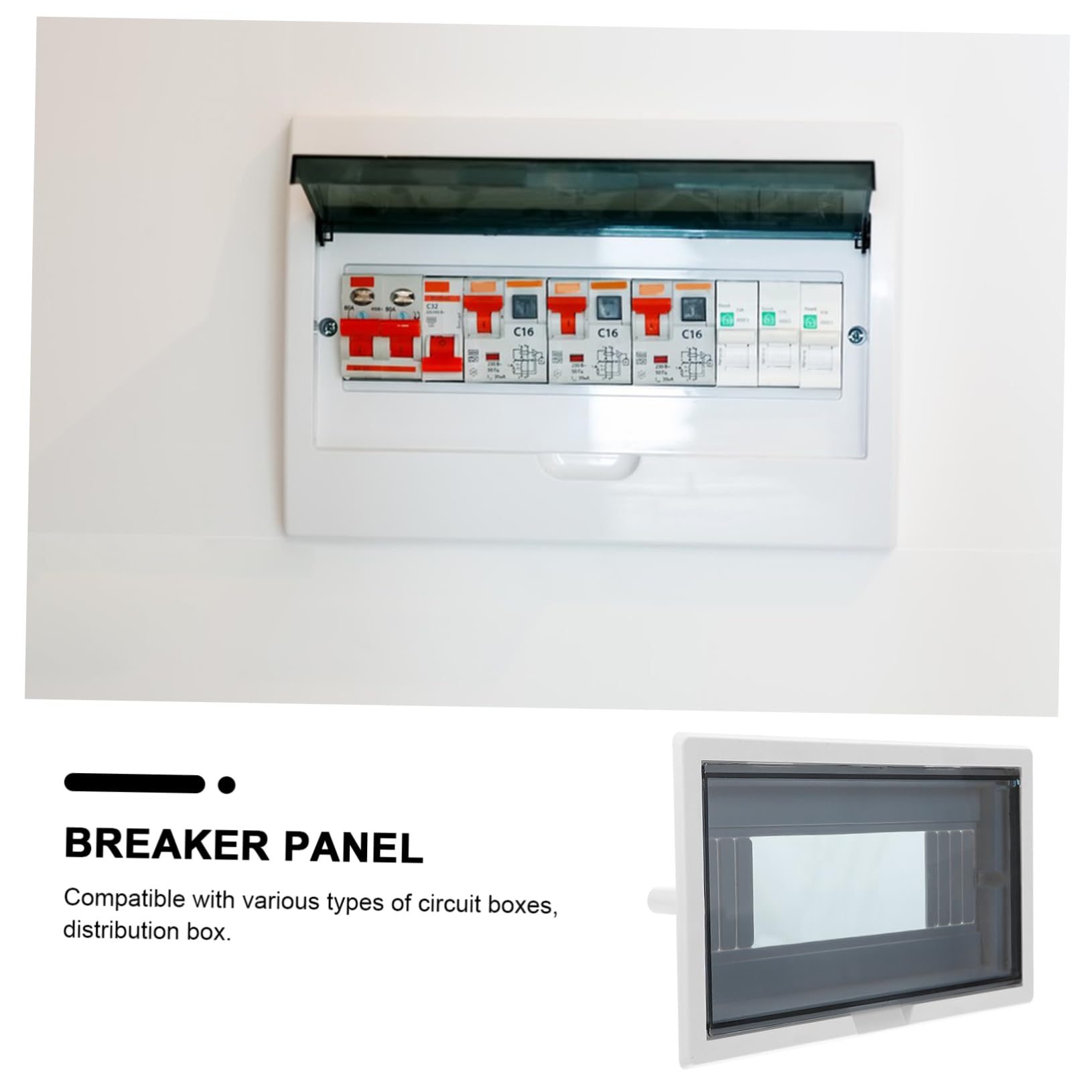 GLEAVI 5pièces Boîtier De Protection Électrique Étanche Pour Panneau De Distribution Couverture Élégante Et Pour Boîte De Circuit Installation Facile Et Adaptée Aux Espaces