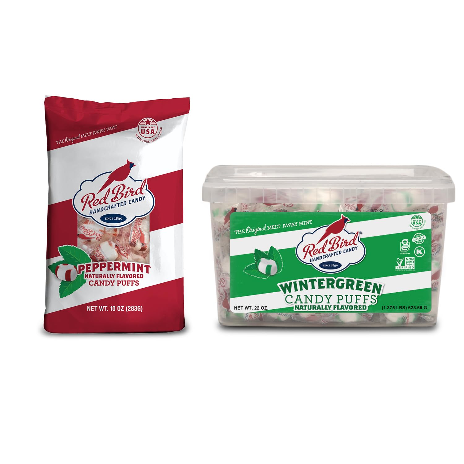 Amazon.com : Red Bird Soft Peppermints Candy, 10 oz Bag, and Amazon.com : Red Bird Soft Peppermints Candy, 10 oz Bag, and
