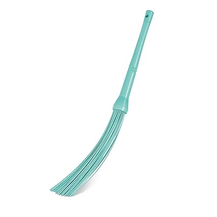 Spotzero by Milton Zig ZAG Kharata XL Plastic Broom | Set of 1 | Aqua Green | 60 Sticks XL