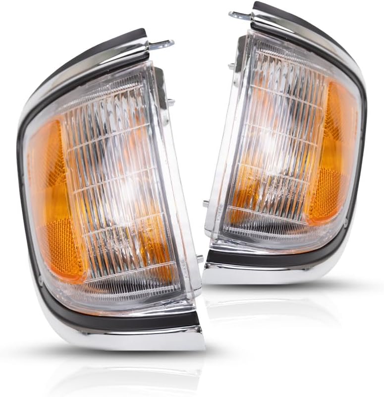 For 1995 1996 Toyota Tacoma Pair Park/Signal/Side Marker Lights Driver and Passenger Side 2WD; park/marker combo; bright TO2520142 TO2521142 | 81620-04020 81610-04020