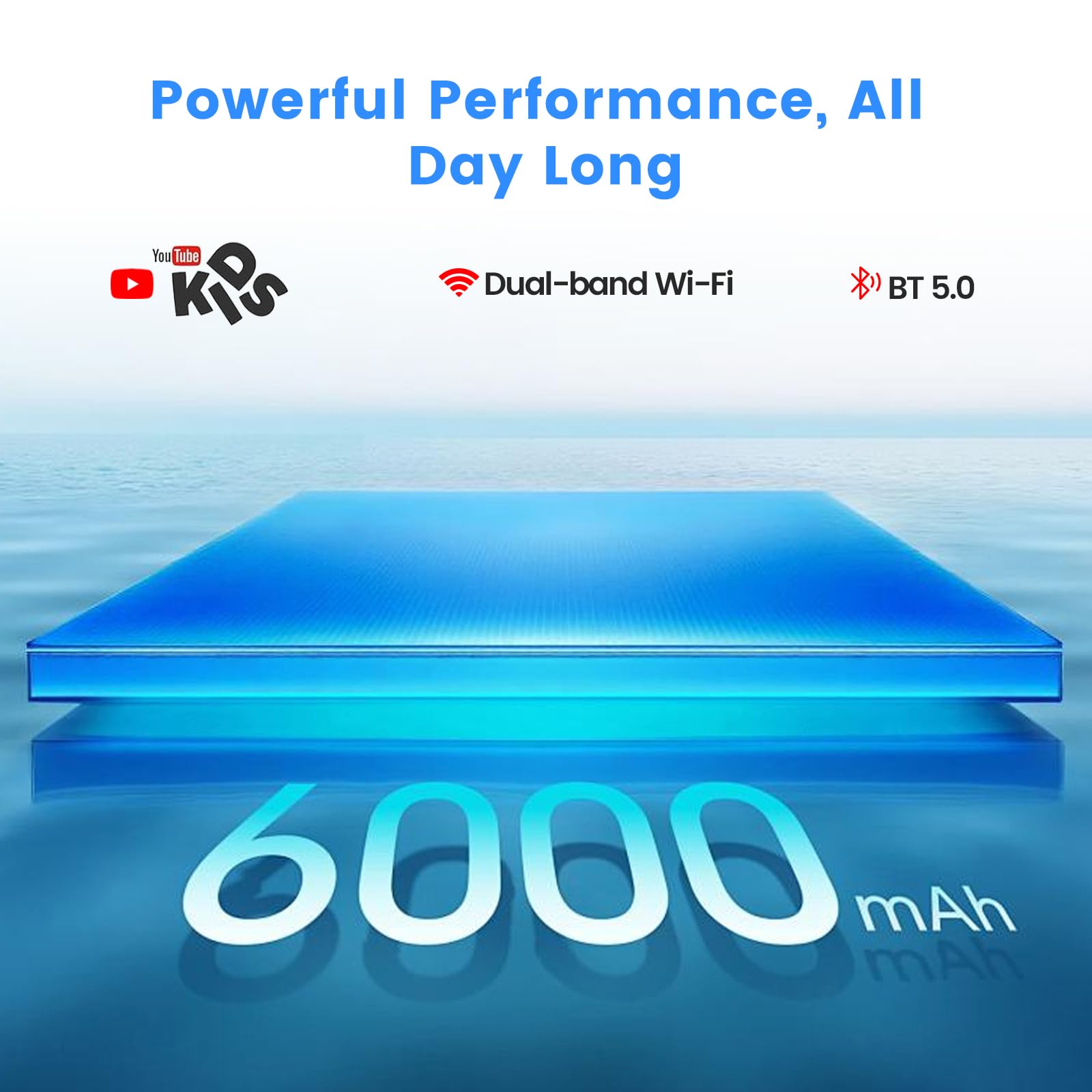 Tablet per bambini da 10 pollici, con controllo genitori, 12 GB di RAM, memoria espandibile fino a 2 T, schermo FHD per la protezione degli occhi, batteria da 6000 mAh e custodia protettiva