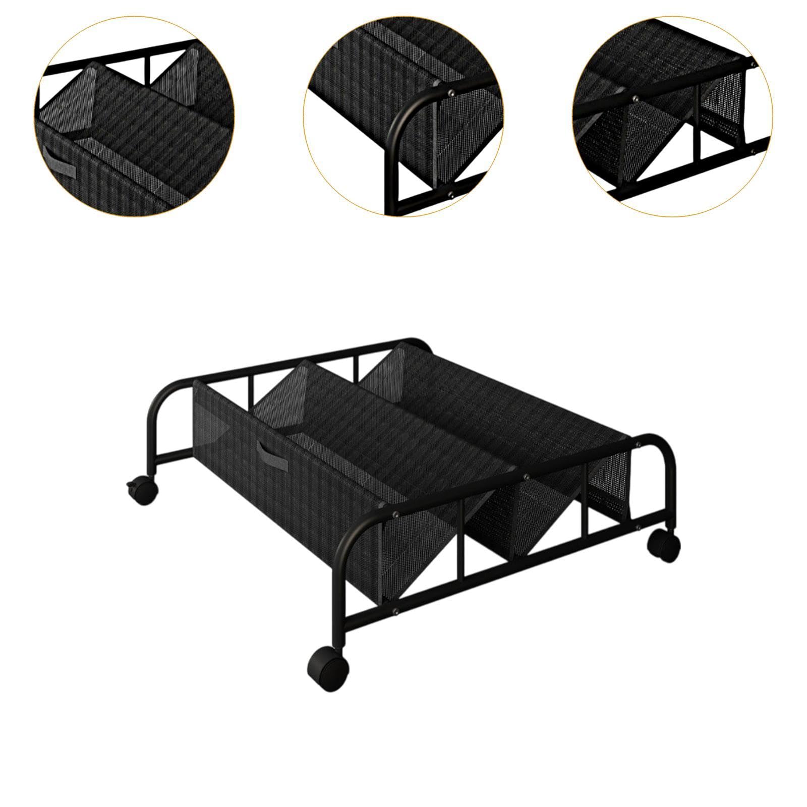 Almacenamiento de Zapatos Debajo de La Cama, Organización del Dormitorio, Ahorro de Espacio, con Ruedas para Debajo de La Cama