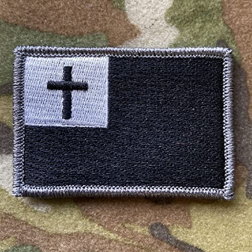 Tactical Christian Flag - Black