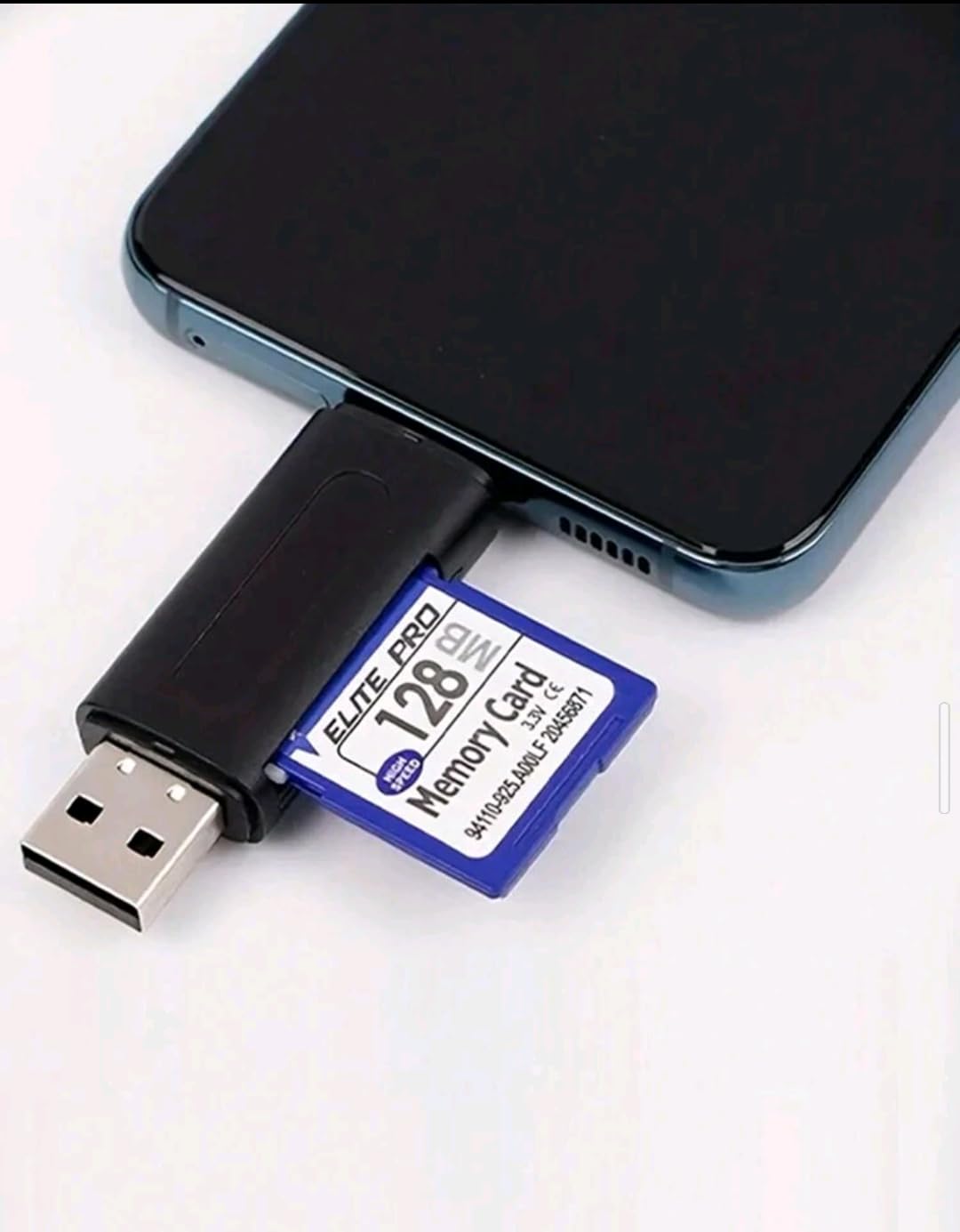 Szybki czytnik kart typu C – USB 3.0, podwójny port karty pamięci SD/TF, transfer danych 5 Gb/s, kompatybilny z laptopami, smartfonami i tabletami