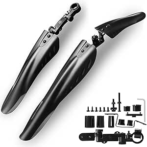 Arancione  Set Di 2 Parafanghi Per Bici, Parafanghi Anteriori E Posteriori Design Anti Incrostazione~p153495707