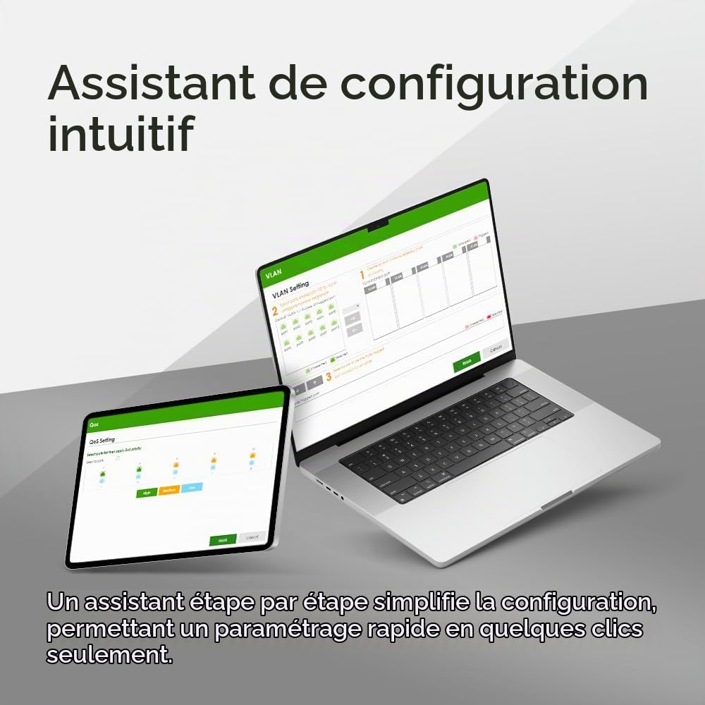 Zyxel Commutateur Ethernet 24-Ports Gigabit | Gestion Intelligente | 4 Slots SFP+ 10G | Mode Cloud Hybride [XGS1935-28]