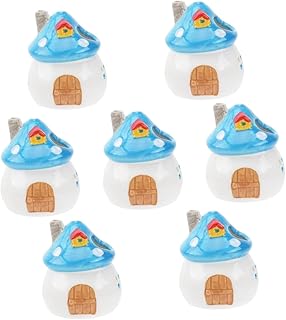 BESTOYARD 7 Peças Ninho De Cerâmica Hamster Cabana De Hamster De Cerâmica Animal De Estimação Casa De Hamster Anão De Cerâmica Rato De Cerâmica Esconder Casa De Hamster De Cerâmica Mini