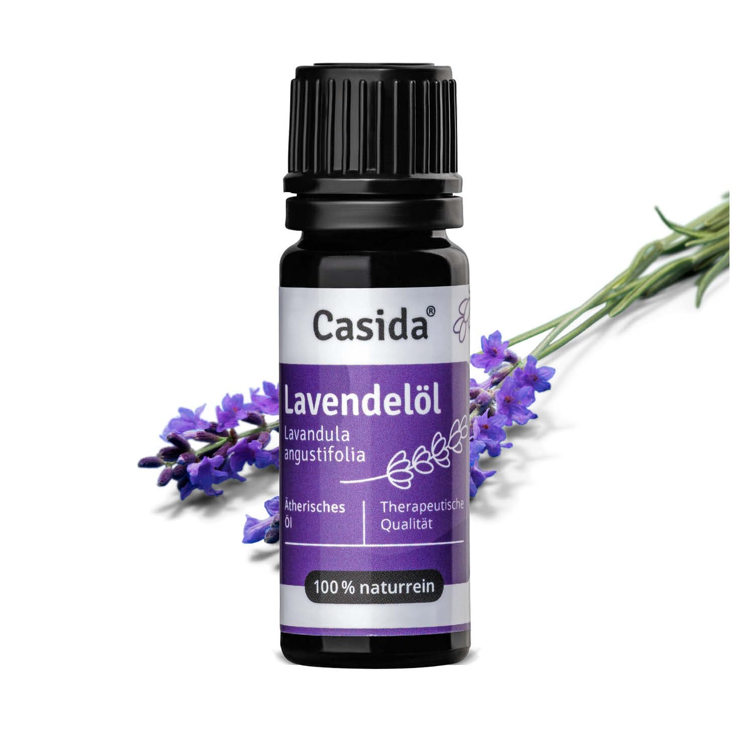 Lavendelöl Naturrein – Ätherisches Öl, 10 ml, therapeutische Qualität