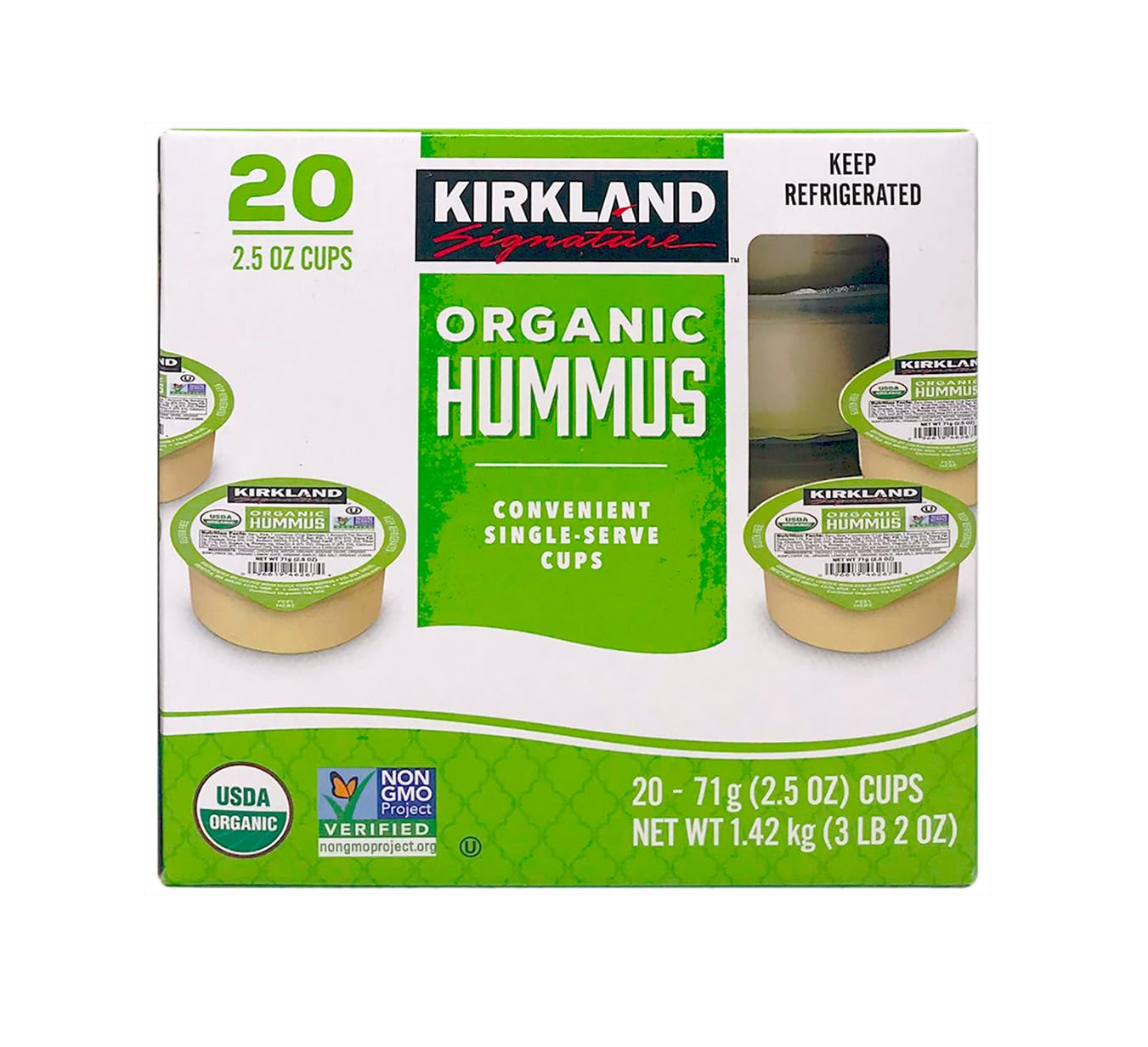 Organic Hummus, 2.5 oz, 20 ctUSDA Organic