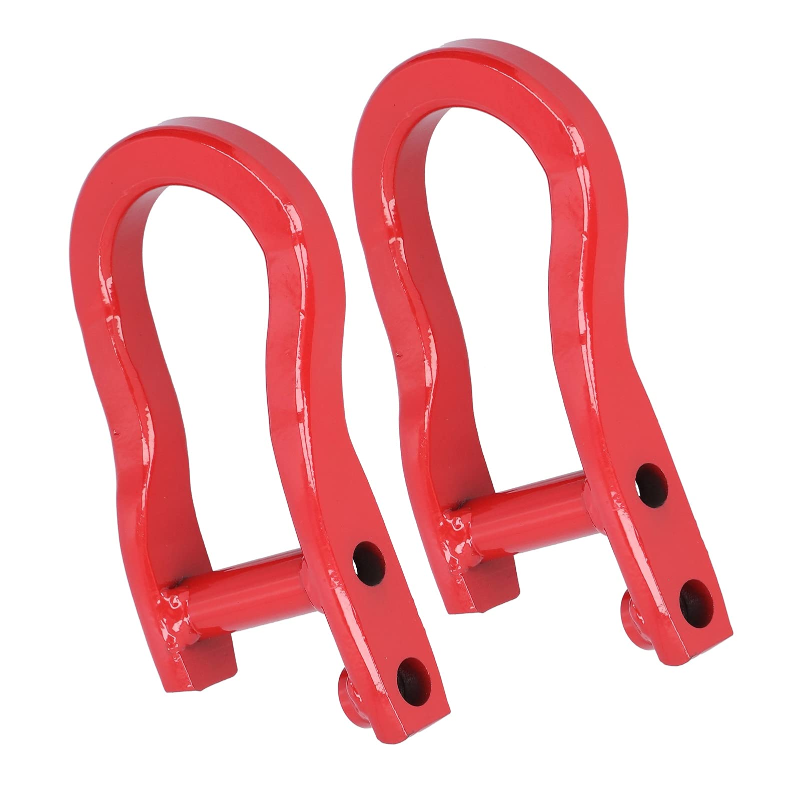 Para Haków Holowniczych Pierścień Holowniczy ze Stopu Czerwonej Stali 84192871 Bezpośredni Zamiennik Przedni Lewy Prawy Dolny do Chevroleta Silverado 1500 Sierra 1500 Holowanie Awaryjne