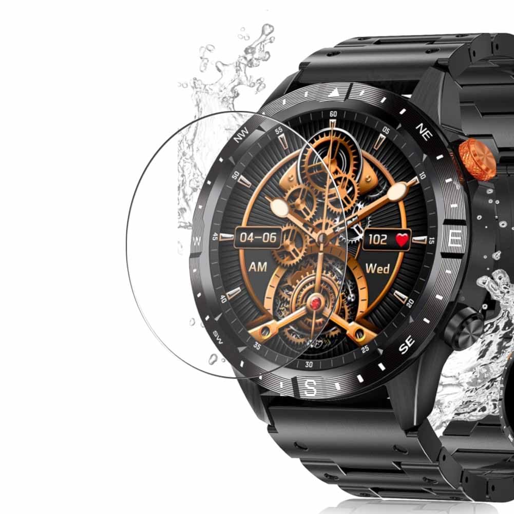 Puccy 3 Pack Screen Protector, compatible with Loekneue AK57 1.43" smart watch smartwatch TPU Film Guard （ Not Tempered Glass Protectors）