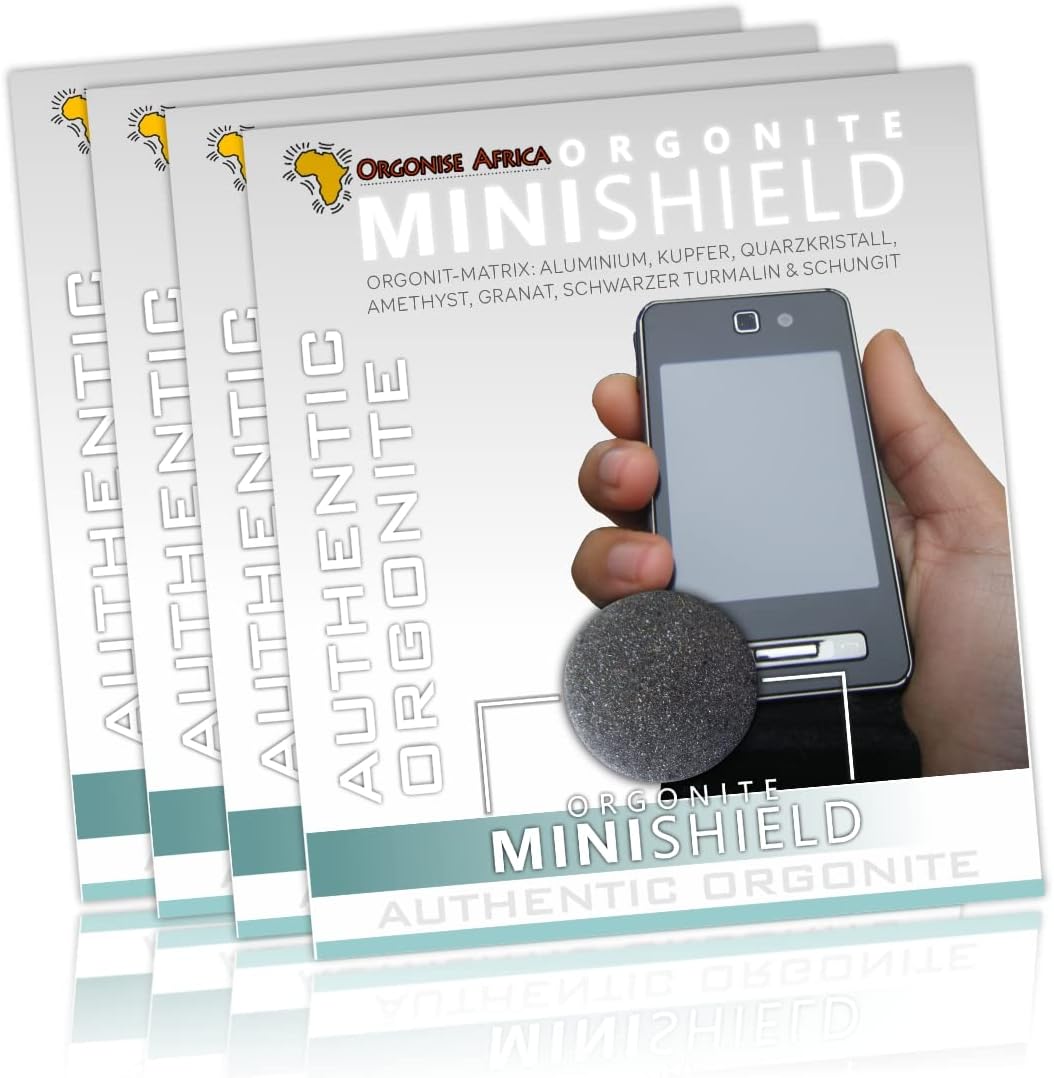 Orgonite Mini Shield (4 pack) EMR protection for mobiles, wireless devices and PCs