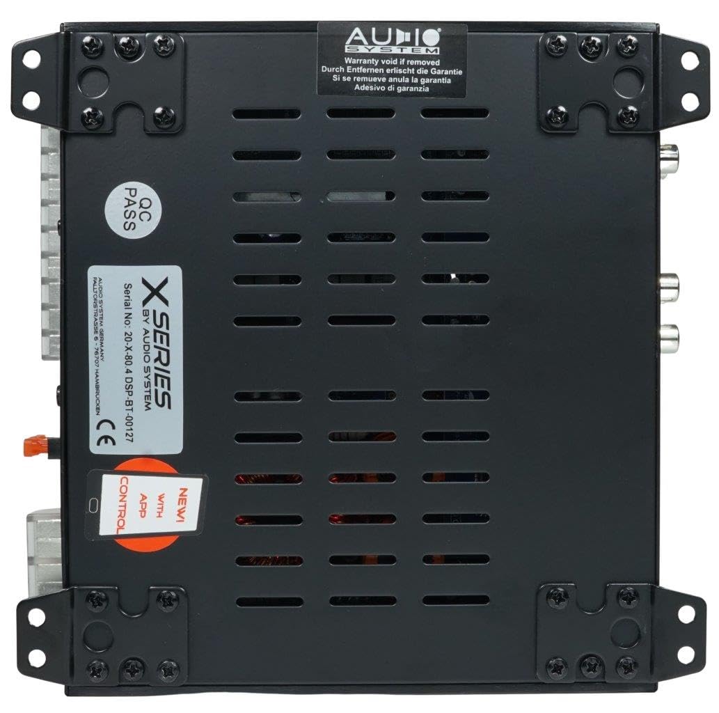 Audio System X-80.4 DSP-BT Amplificateur 4 canaux avec 8 canaux DSP et BT 600 W RMS