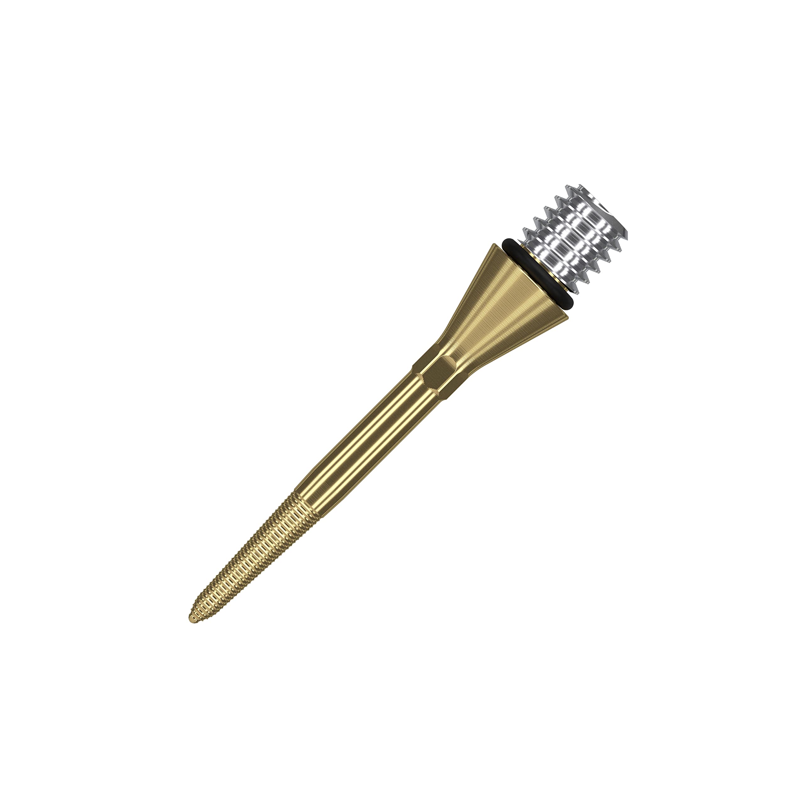 Conversion Point Swiss Point Nano Gold 26mm Darts Points - Convert Soft Tip to Steel Tip