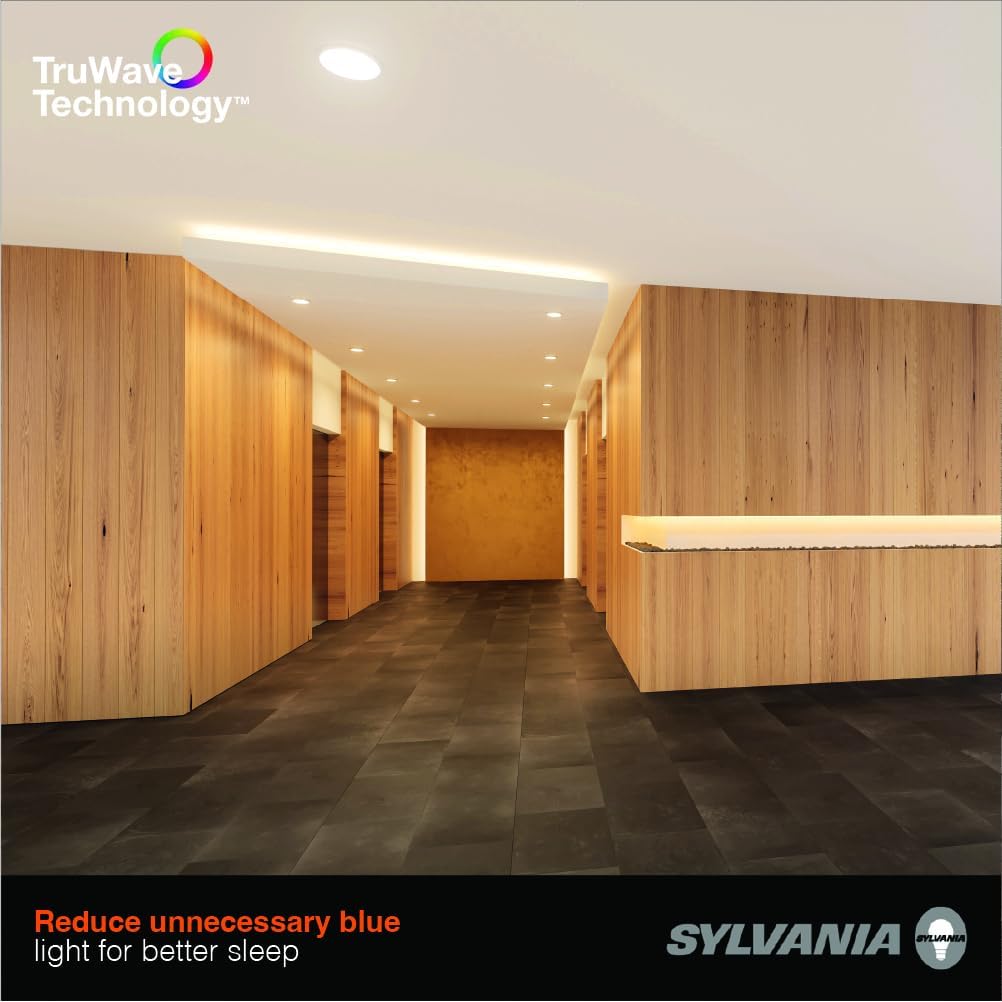 Sylvania TruWave BR40 LED Light Bulb, 13W = 85W, 5 CCT Select 2700/3000 / 3500/4000 / 5000K, Dimmable, 1100 LMS, Frosted Finish (42108) (Pack of 1)