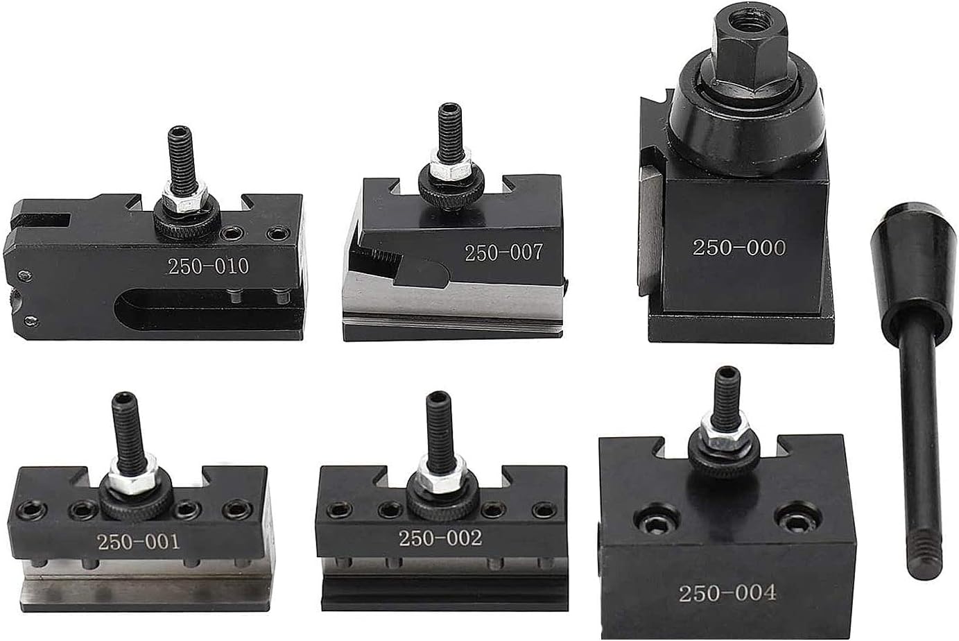 Toolly 0XA Wedge Type Quick Change Tool Post Set For Mini Lathe up to 6