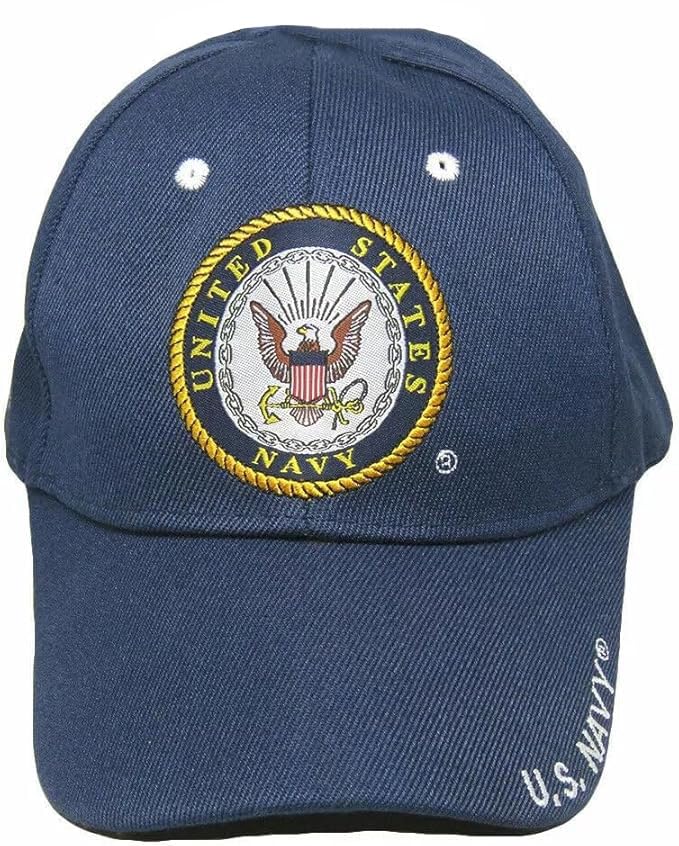Gorra con Emblema Letras US Navy Azul miniatura 1