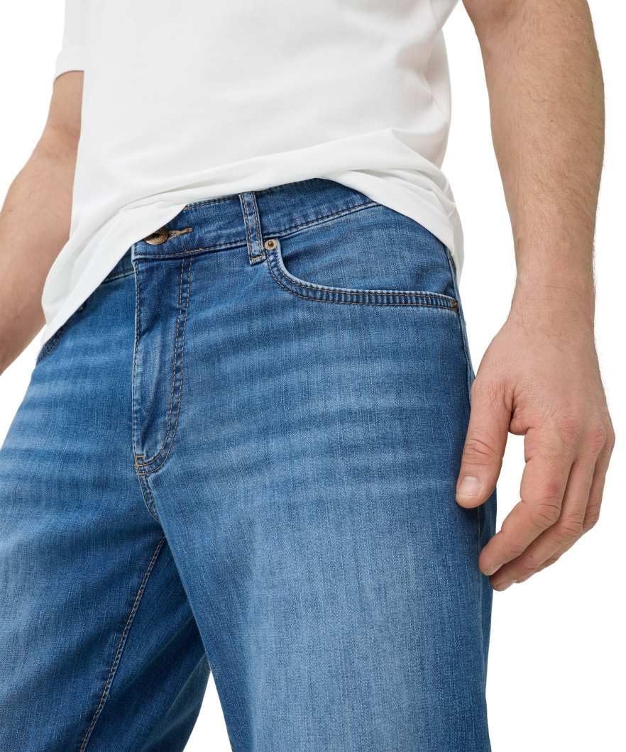 Brax Herren Style Cadiz Ultralight Denim Blue Planet Five-Pocket Jeans Ocean Water Used 36W / – Bild 7
