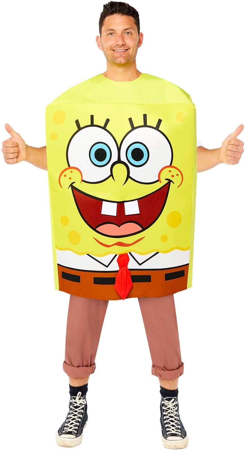 Amscan 9909163 Adults Official Spongebob Squarepants Licensed Tabard ...