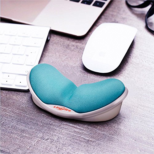 Lingsfire WIND_3515 Memory Foam Mouse Wrist Rest Keyboard Pad Anti-Skid Mousepad Support Mat For Office Computer Laptop Mac- Durable Comfortable Lightweight Easy Typing Pain Relief thumb #6