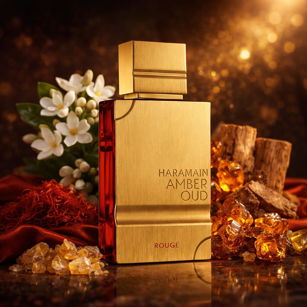 Amber Oud Rouge by Al Haramain for Men - 2 oz EDP Spray : Amazon