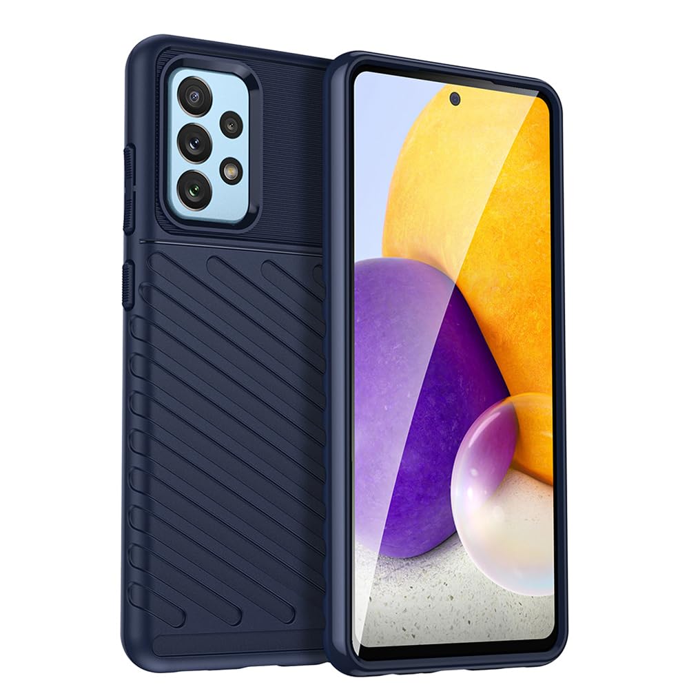 Amazon Brand- Solimo Basic Case for Samsung Galaxy A72 5G (Carbon Fiber_Blue) (B0CGZTXRJR) Amazon Price History, Amazon Price Tracker