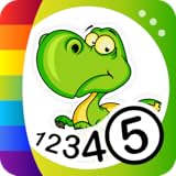 Malen nach Zahlen - Dinosaurier