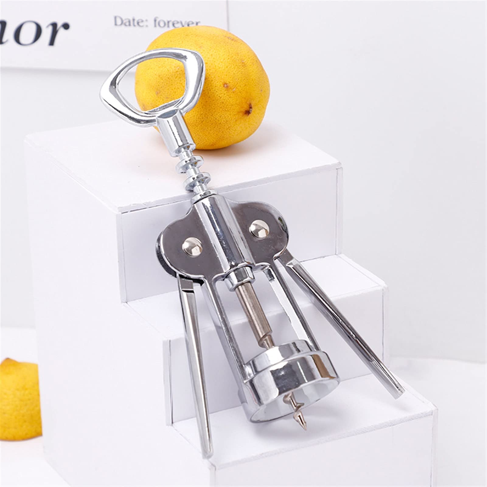 Abrebotellas - Abridores de Vino metálicos Resistentes - Sacacorchos multipropósito for Botellas de Vino y Cerveza - Ergonómico y fácil de Usar - Ideal for Uso doméstico, Bar, Restaurante
