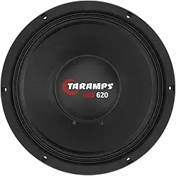 Taramps Alto Falante 12 MB 620 8 OHMS 620 watts RMS, Preto, Médio