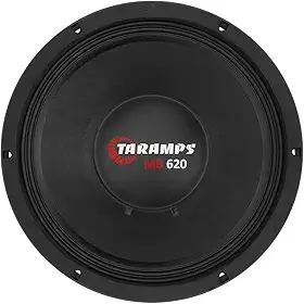 Taramps Alto Falante 12 MB 620 8 OHMS 620 watts RMS, Preto, Médio