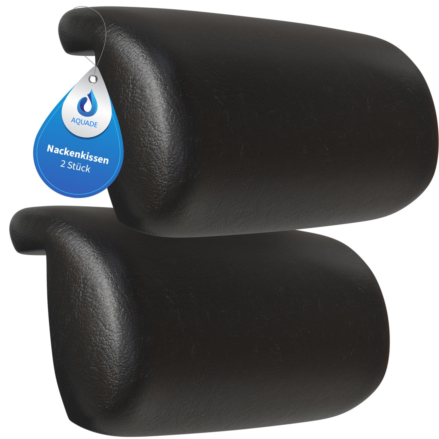 AQUADE 2X Nackenkissen Badewannenkissen Schwarz Modell: Vorskla | Pillow for Bathtub, Kopfkissen Für Badewanne, Kissen Badewanne Nacken, Badewannen Zubehör, Badesofa Wannenkissen