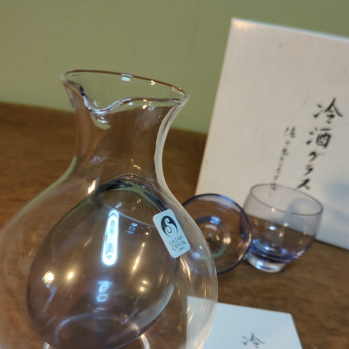 Amazon.co.jp: 佐々木硝子 冷酒3点セット 酒器 徳利 盃 お猪口 冷酒