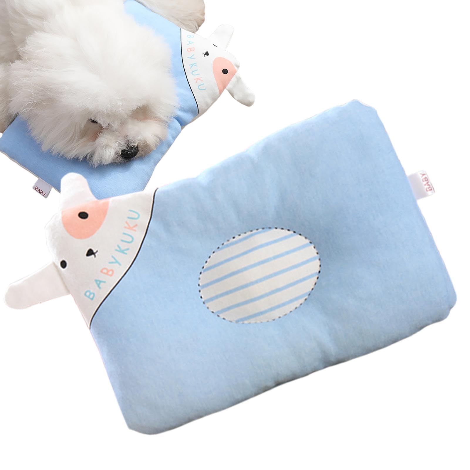 Vuggdt Dog Calming Pillow | Soft Pet Sleeping Pillow | Comfortable Plush Pet Neck Pillow | Pet Head Pillows Toy | Breathable Square Cozy Sleeping Pillow For Dogs And Cats