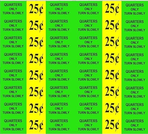 Genaric UTPRICE Uturn Candy Vending Machine Labels Price Peel & Stick  thumb #2