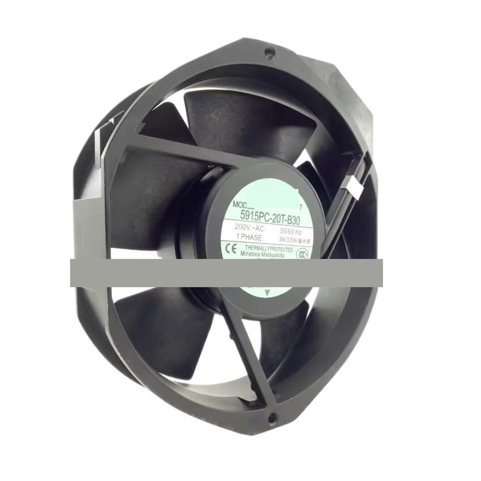 BRODEFUP Model 5915pc-20t-b30 ac200v 34/33w 17238 fan