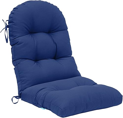 QILLOWAY Cojín para silla de respaldo alto para interiores y exteriores, para Adirondack, para primaveraverano, para todo tipo de clima, repuesto